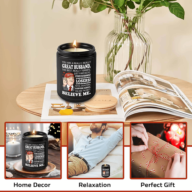 Regalos para Marido Velas de Navidad para Marido Eres un Gra