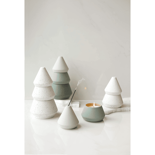 Cypress & Fir Holiday Artisan Juego de velas perfumadas en f