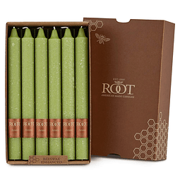 Root Candles Velas de cena sin perfume Arista Timberline de