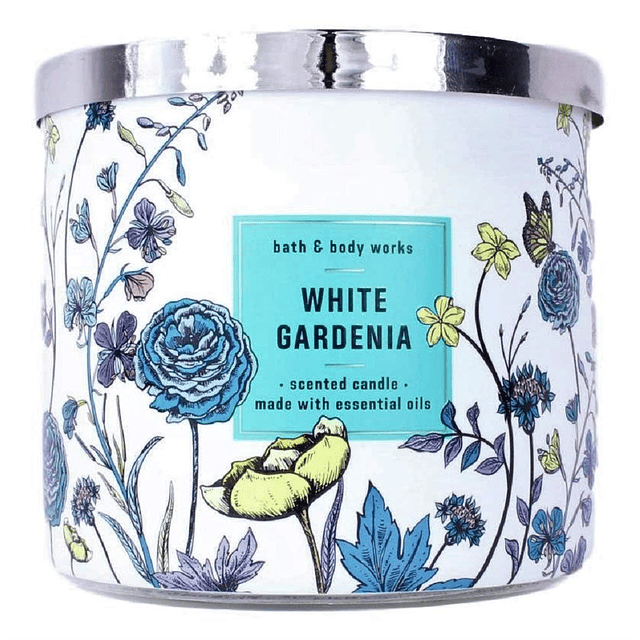 White Barn Bath and Body Works White Gardenia Vela perfumada