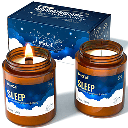 Velas perfumadas de 7 oz velas para dormir para el hogar jue