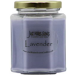 Vela de soja mezclada con aroma a lavanda Fragancia relajant