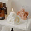 Paquete de 2 velas de ángel velas perfumadas de soja velas e