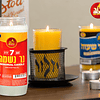 Vela Yartzeit de 7 días Paquete de 3 velas Kosher Yahrtzeit