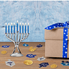 Velas azules de Hanukkah de Mini paquete de 44 velas Menorah