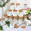 20 piezas de regalos de baby shower velas de fiesta tarros p