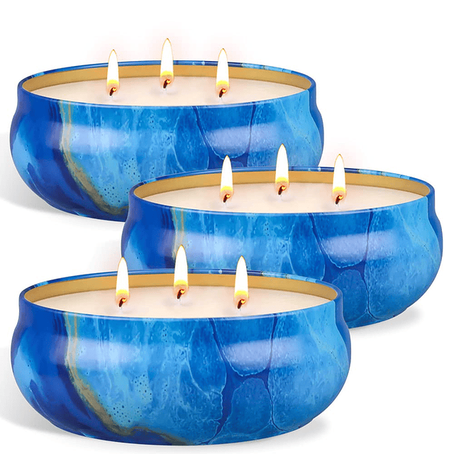 Velas grandes de citronela decorativas para exteriores 55 oz