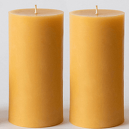 Juego de velas de cera de abejas de 22x4 pulgadas velas de c