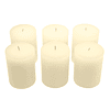 Velas altas de cera sin perfume 3.0 x 4.0 in 50 horas de dur