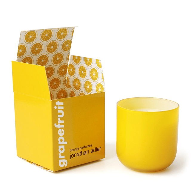 Jonathan Adler Pop Vela perfumada de pomelo amarillo 3.25 pu