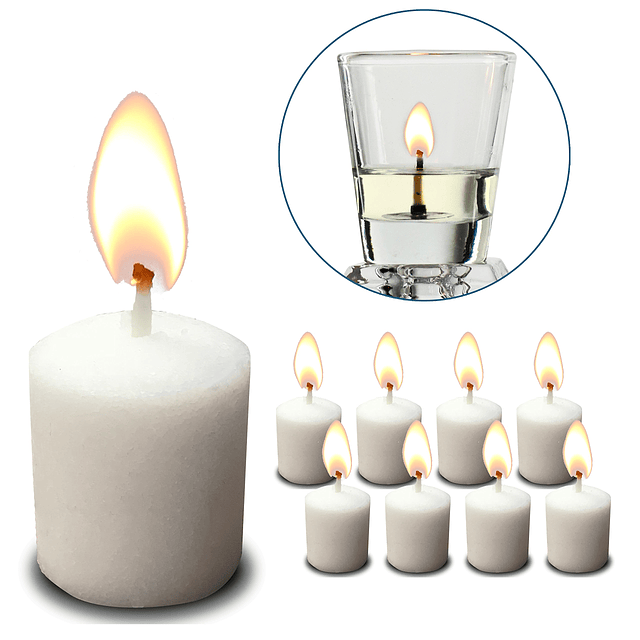 Velas Neironim de 3 horas Shabat Neronim y vela de cera voti