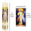 La magnífica colección de velas de oración Velas religiosas