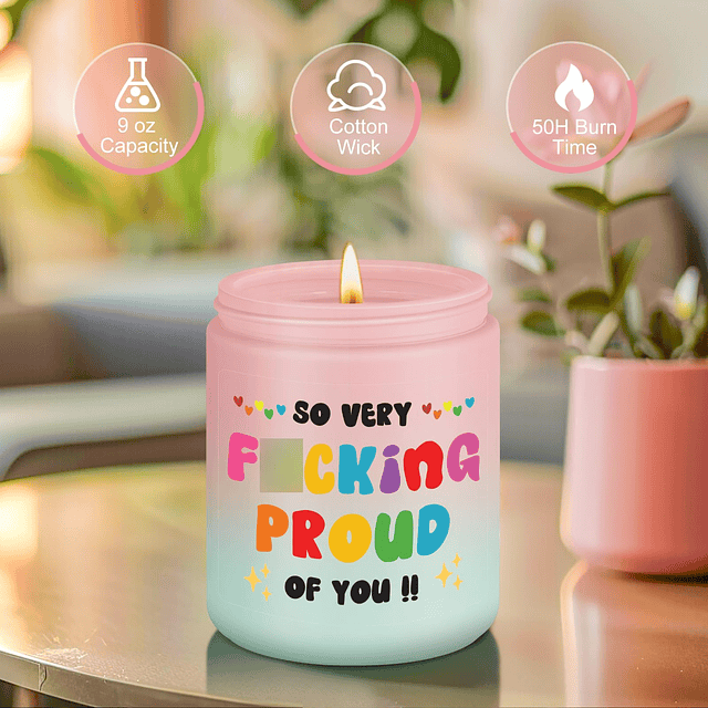 Velas regalos orgullosos de ti para ella regalos de felicita