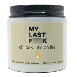 My Last F Candle Regalos humorísticos para mujeres y hombres