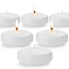 Velas flotantes blancas cera sin perfume de 3 pulgadas sin g