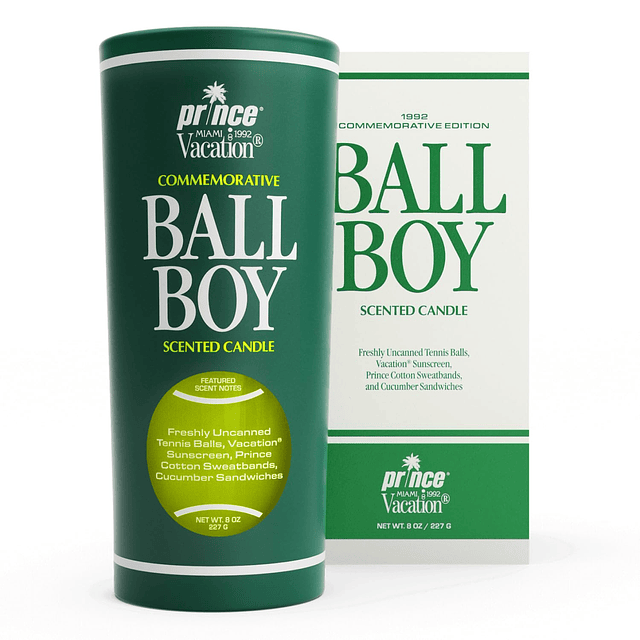 Vela perfumada Vacation Ball Boy Tennis Home de Prince x Sun