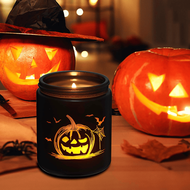 Velas de luces de Halloween con LED decoraciones de Hallowee