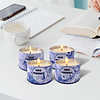 Paquete de 4 velas aromáticas para el hogar Vela fuerte de l