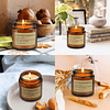 Velas perfumadas para el hogar paquete de 6 velas de aromate