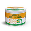 BUGG OFF Vela repelente de mosquitos en lata 12 oz Aceite de