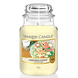 YANKEE CANDLE Vela en tarro grande con galletas navideñas