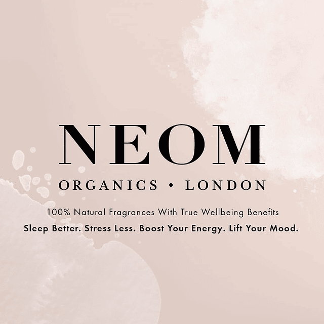 NEOM Vela 3 Mechas Lavanda Albahaca y Jazmín Velas Perfumada