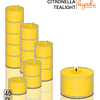 Velas de citronela Tealight para exteriores 8 horas de combu