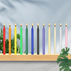 24 velas de colores con carillón vela de hechizo velas de co