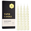 Velas cónicas de cera de abejas juego de 4 velas cónicas en