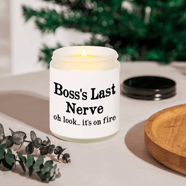 PETALSUN Boss Day Gifts Boss Lady Regalos para mujeres Vela