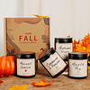 Juego de velas de otoño Paquete de 4 velas aromáticas de oto