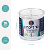 Velas conmemorativas de Yahrzeit de 1 día Vela Yahrzeit para