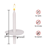 Velas de iglesia con protectores contra goteo caja de 50 vel