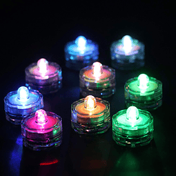 Juego de 12 velas LED sumergibles para té velas subacuáticas