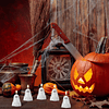 10 Piezas Velas Fantasma de Halloween Velas Ardientes Cera d