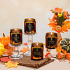 Juego de velas de otoño velas de otoño para el hogar perfuma