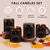 Juego de velas de otoño velas perfumadas de otoño para el ho