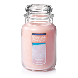 Pink Sands perfumada mecha única de 22 oz vela clásica en ta