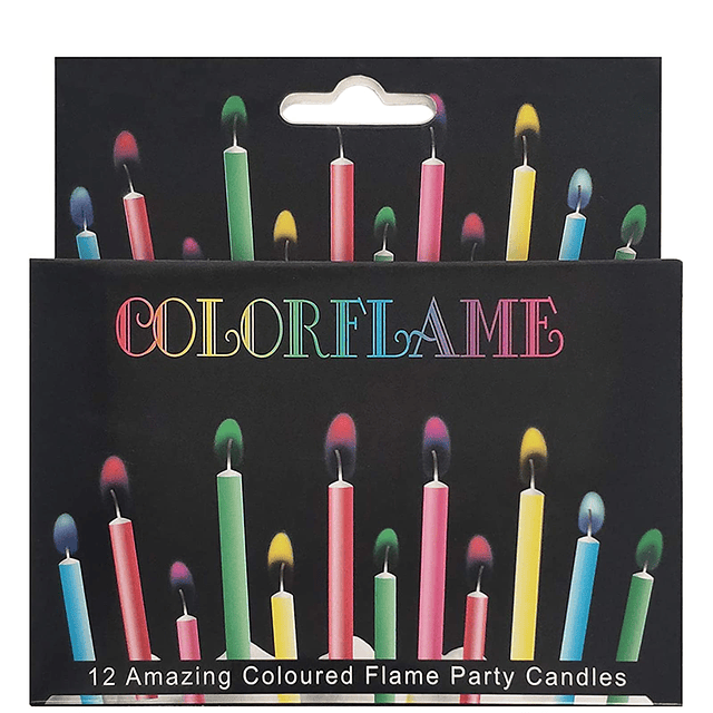 Velas para tarta de feliz cumpleaños con divertidos portavel