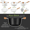 Juego de utensilios de cocina antiadherentes, no tóxicos, 10