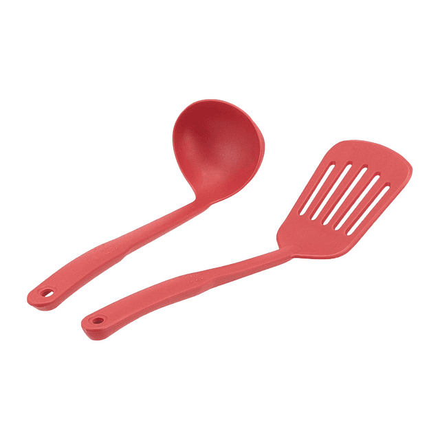 Aluminium NS 12pc Juego de utensilios de cocina rojos, 12 pi