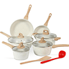 Juego de Baterías de Cocina Antiadherentes, Juego de 12 Olla