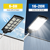 Farola solar de 1800 W, luz de calle LED impermeable para ex