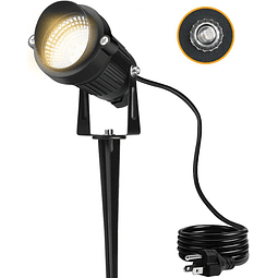 Foco LED para exteriores de 10 W de atardecer a amanecer con