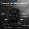 2000LM LED Luces solares de seguridad Sensor de movimiento a