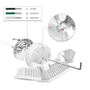 Paquete de 2 luces de inundación de 60 W para exteriores, 60