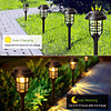 Luces solares para caminos al aire libre, paquete de 8 luces