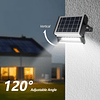 Luces de pared para exteriores con energía solar del atardec