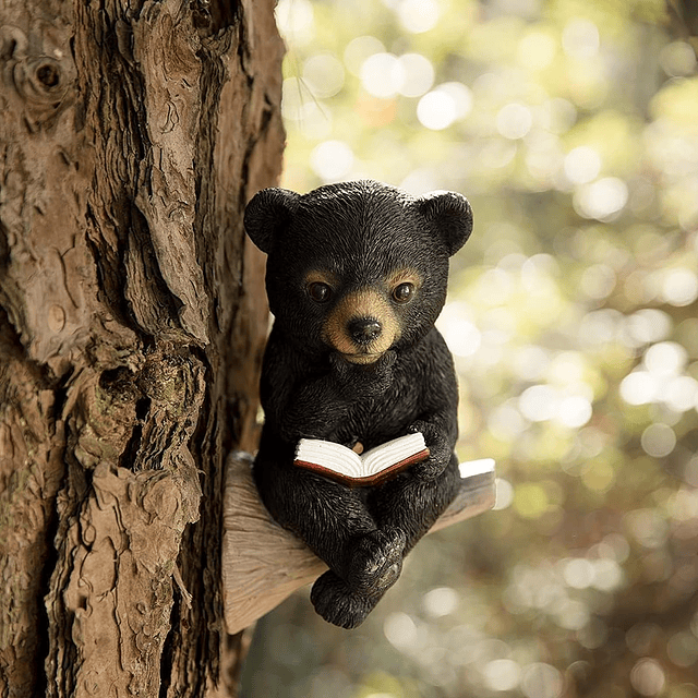 Estatua de oso Estatuas de oso solar para decoración al aire