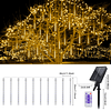 Cadena de luces LED para exteriores, solar, 11,8 pulgadas, 1